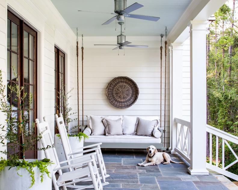 Cozy and Country Front Porch