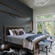 Main Bedroom is Refined and Rustic 