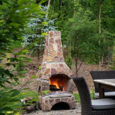 Outdoor Patio and Fireplace