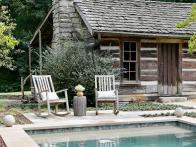 Log Cabin Guest House + Modern Amenities = Perfection