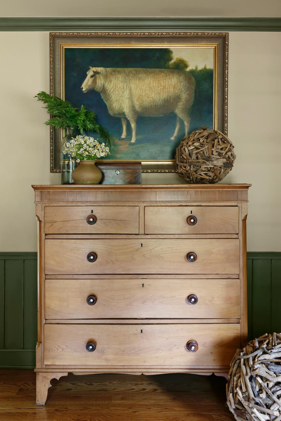 Country Inspired Bedroom Vignette Hgtv