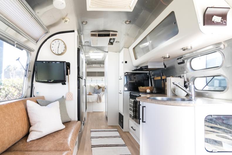 Living Space in an Airstream