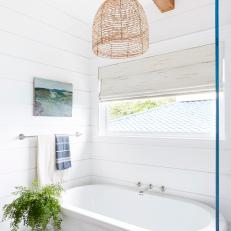 Freestanding Tub Alcove Bathed in Light