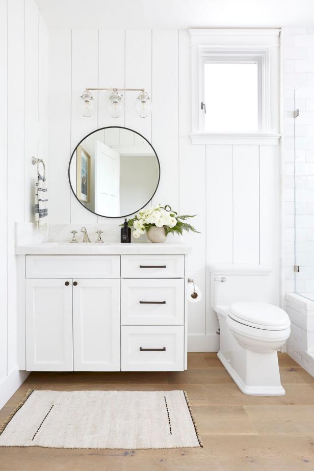 simple white bathroom ideas