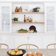 Scandinavian Neutral Dining Room With Pears