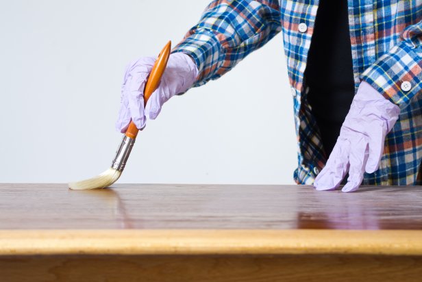 refinishing a table