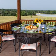 Outdoor Patio With Water Views