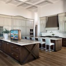 Custom Millwork a Primary Feature in Gorgeous Open-Concept Kitchen