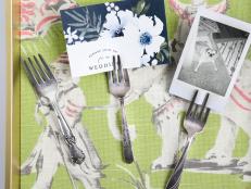 Old silver-plate forks are gorgeously detailed and plentiful at charity and thrift shops. Add small self-adhesive magnets to the backs of them to display them on your fridge!  The tines can hold business cards, shopping lists or photos. Any size fork will work, but smaller youth-sized forks are space-efficient. 