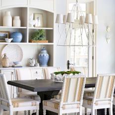 Beautifully Balanced Dining Room Can Be Formal or Casual