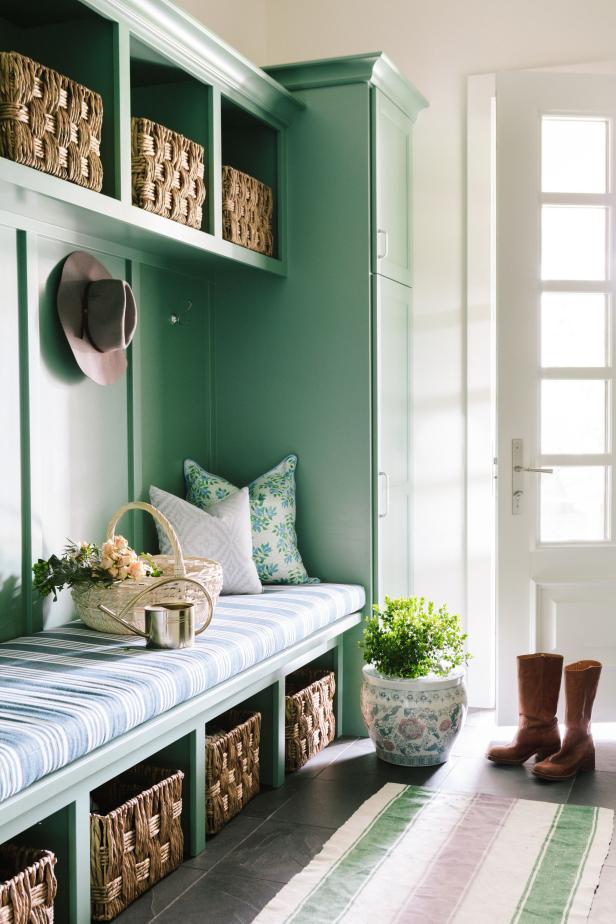 Green Cottage Mudroom