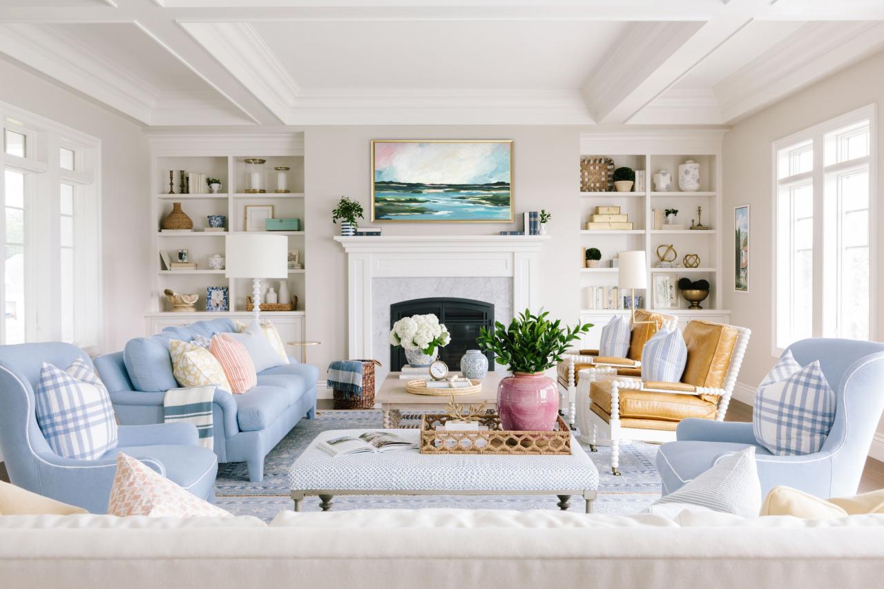 decorating cottage style living room