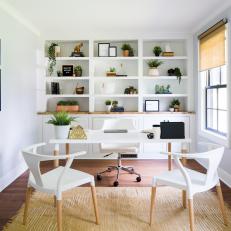 Sundrenched Study Functions Beautifully in White