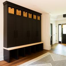 Classy Entryway Offers Attractive Storage