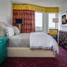Colorful Modern Guest Room