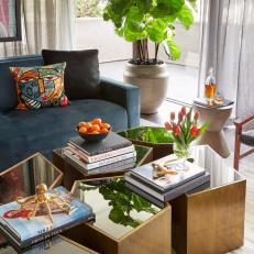 Bold and Colorful Living Space 