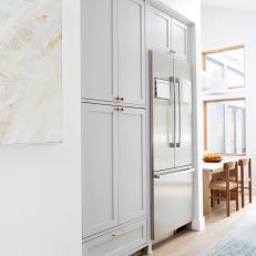 Face-Framed Cabinetry Offers Pantry Storage
