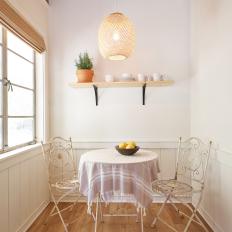 Small Dining Space With Neutral Designs