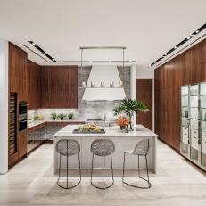 Contemporary Walnut Kitchen With Exclusive Appointments
