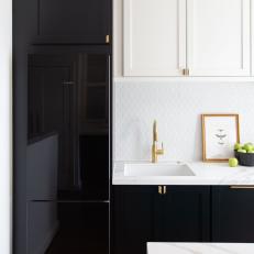 Modern Black-And-White Kitchen Details