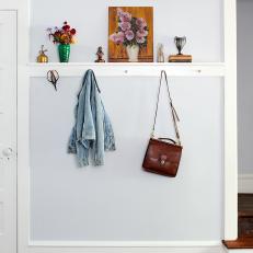 Crown Molding Coat Rack Distinctive Touch in Entry