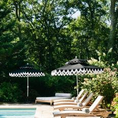 Sunny East Hamptons Backyard Pool
