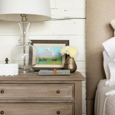 Bedroom Features Shiplapped Walls