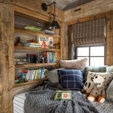 Cozy Reading Nook With Books and Games