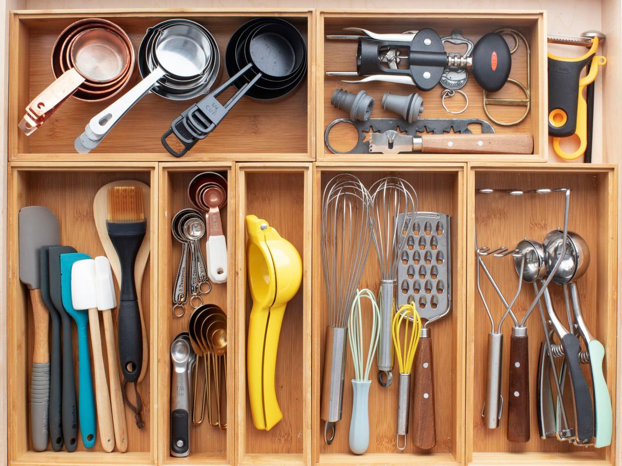 The 13 Best Small-Kitchen Ideas Under $100, According to Professional  Organizers  Kitchen utensil organization, Kitchen organization utensils,  Kitchen tools organization