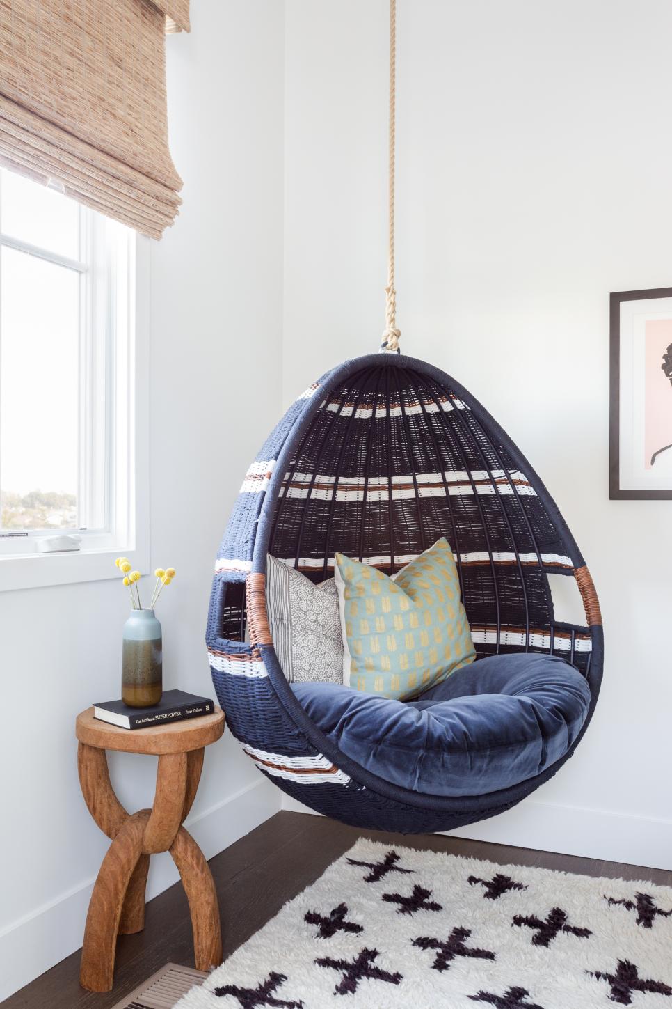 Reading Nook With Hanging Chair, Hanging Chair Reading Nookies