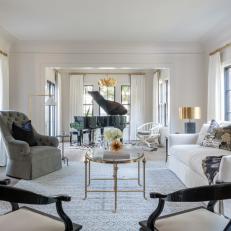 Sensational Style in Swanky Living Room