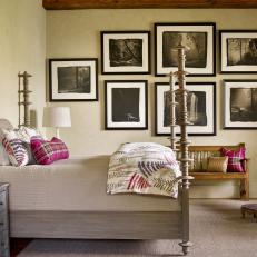 Master Bedroom With Gallery Art