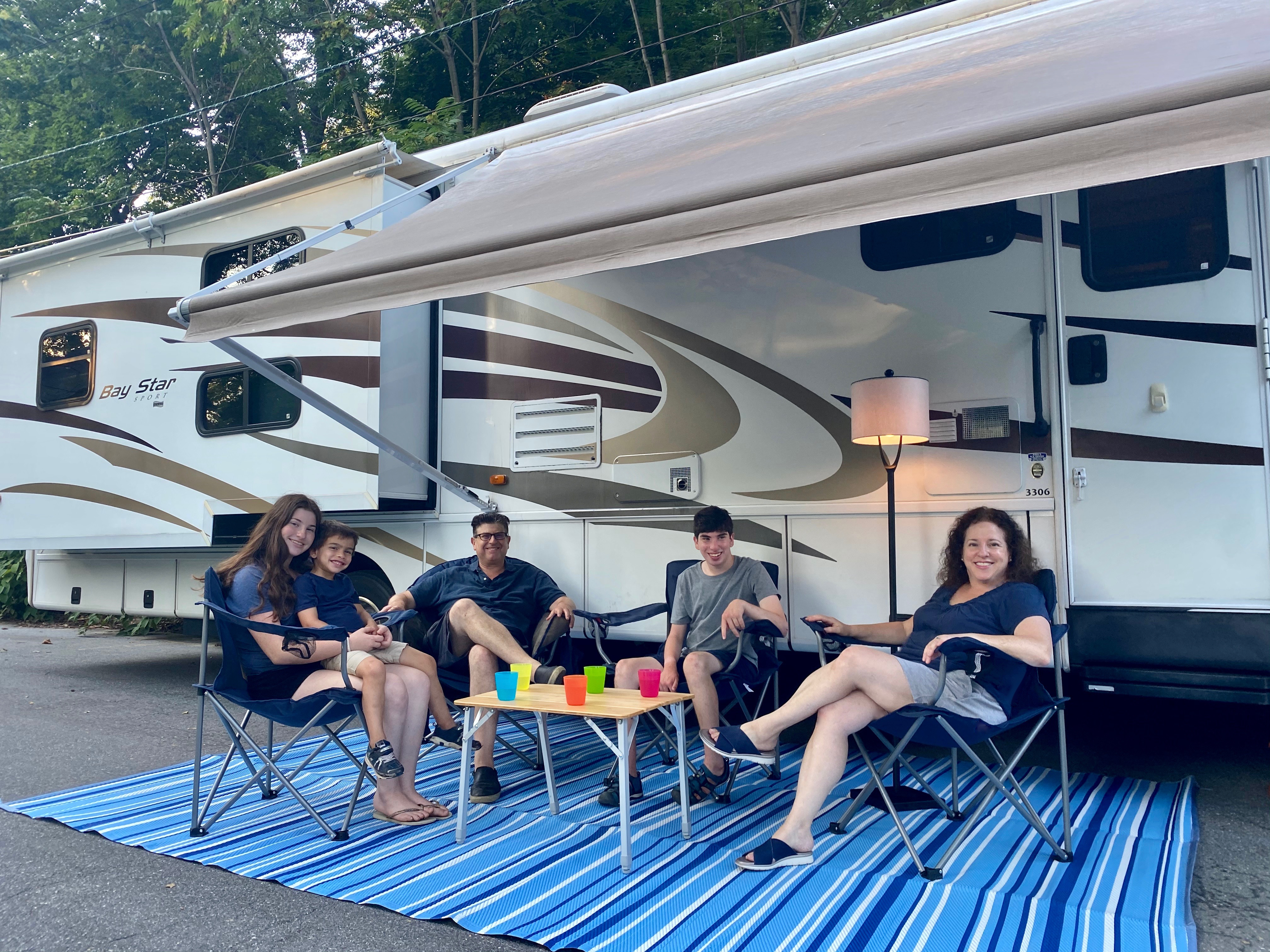 Stylish Camping RV Home is where you park it Mat 