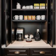 Beverage Station With Tea Boxes