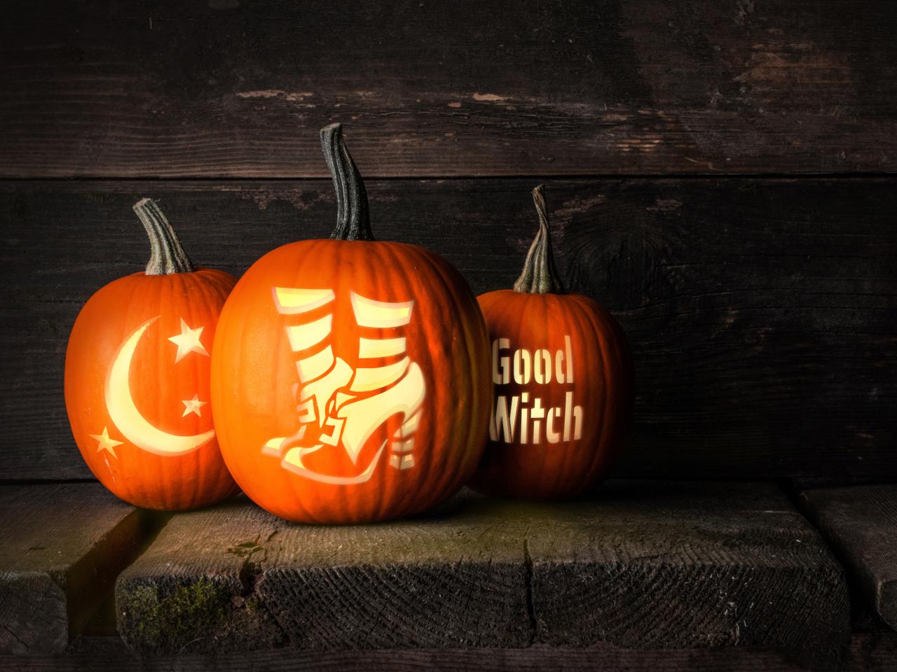 Halloween Jack-o-Lantern Glass Etching Stencils: Build a Scary Face