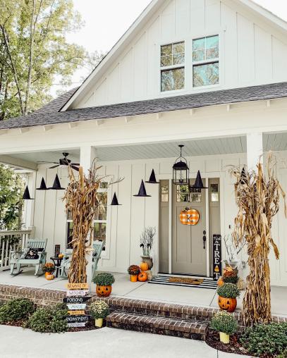70 Front Porch Decorating Ideas - Diy Front Porch Fall Decorating Ideas For Living Room