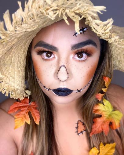 cute monkey halloween makeup