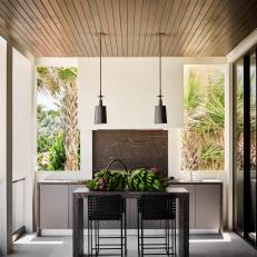 Tropical Outdoor Kitchen