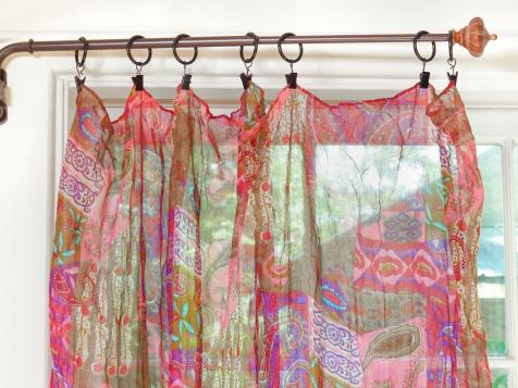 Easy Ideas for Transforming Sheets, Tablecloths and Vintage Fabrics Into Curtains