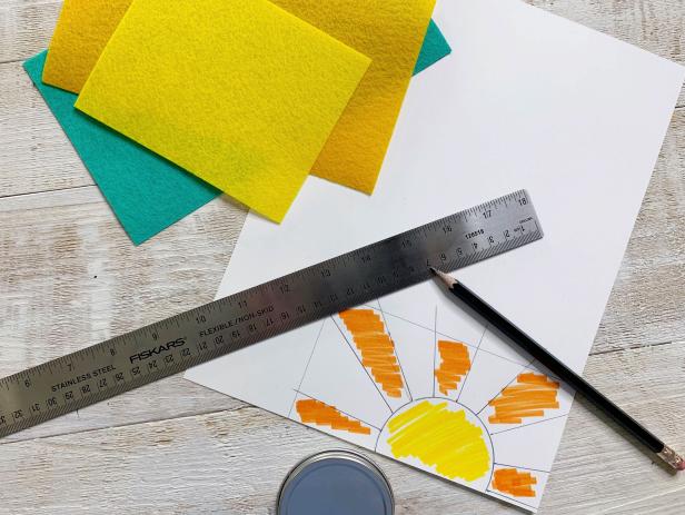 Sketch the idea of your patch on a piece of cardstock paper. Start with the shape of your patch then draw the image inside. Keep it simple with easy shapes. Tip: Trace objects found around your home for crisp shapes. Not a great artist? Use clip art.