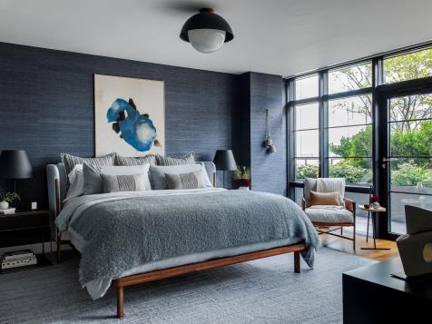 Blue Main Bedroom Ideas