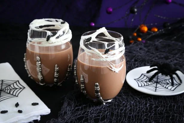 Marshmallow Web Chocolate Cocktail Recipe for Halloween | HGTV