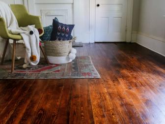 Refinished Hardwood Floor