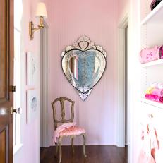 Pink Girls Walk In Closet