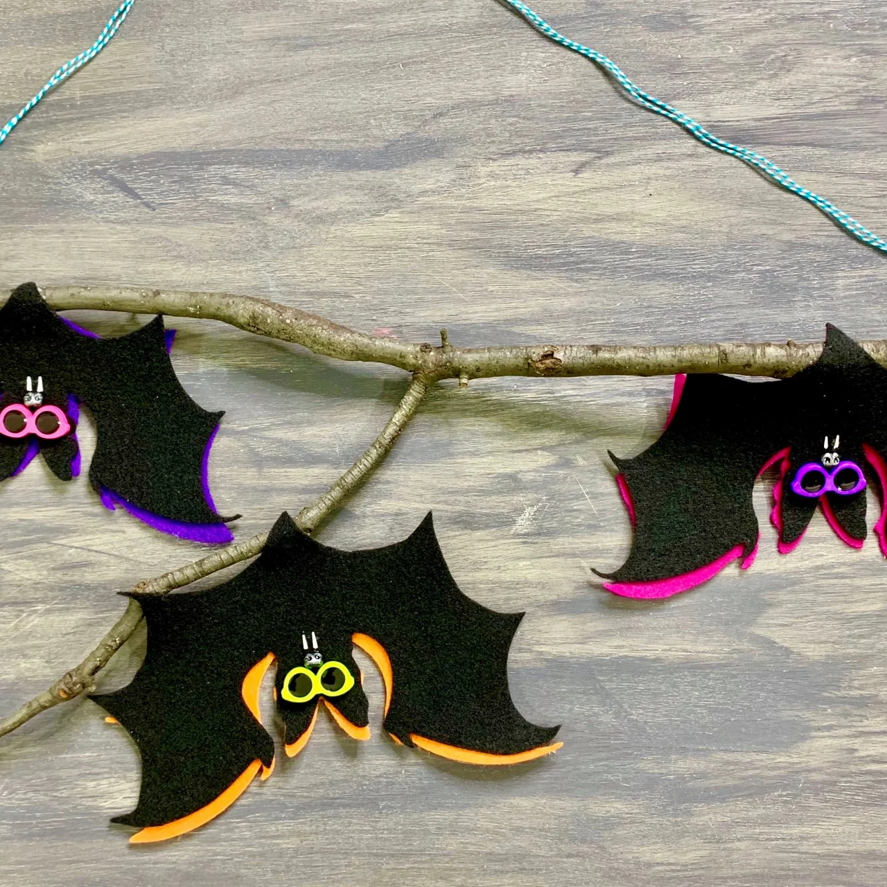 Make Budget-Friendly Bat Decor WIth Felt and a Branch From Your Yard | HGTV