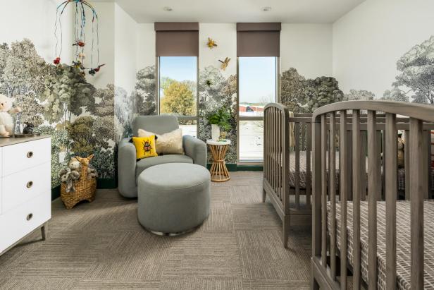 Tree Print Wallpaper Highlights This Nursery Design By Forbes+Masters