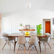 Dining Room With Midcentury Modern Furniture
