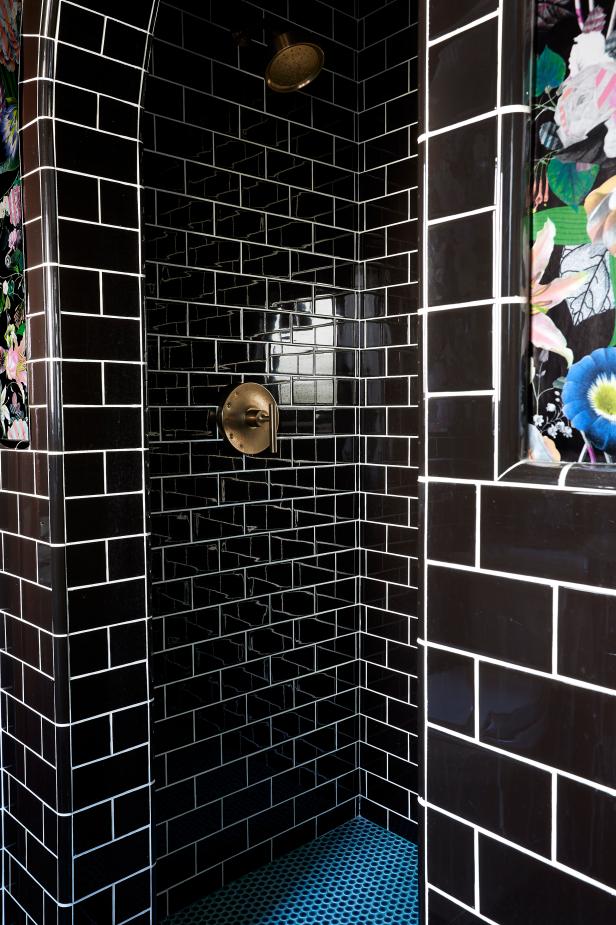 Black Subway Tile Shower HGTV   1599152474178 