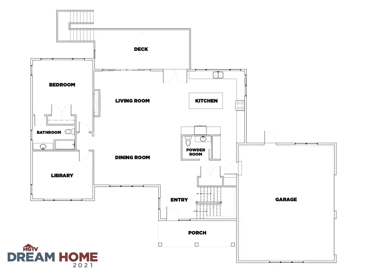 Discover the Floor Plan for HGTV Dream Home 2021 HGTV Dream Home 2021