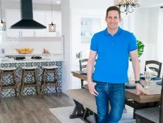 As seen on Flipping 101, house flipping guru, Tarek El Moussa poses for a portrait at a home that is setting up for an open house.